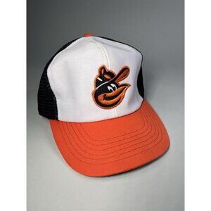 Vintage NOS  Baltimore Orioles SnapBack Hat M/L Baseball Mesh Back Cap MLB